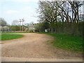 Turning area at the entrance to Knebworth Park