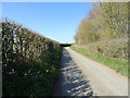 Minor road towards the A458