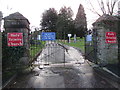 Entrance to Holy Trinity Church churchyard, Pontnewydd, Cwmbran