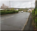 Towards a bend in Lowlands Crescent, Cwmbran