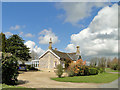 Attractive flint bungalow at Ashill