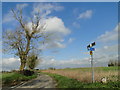 Cycle route sign at Bradenham