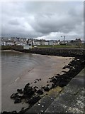C8540 : Portrush Harbour at low tide by Willie Duffin