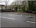 Four roadside benches, High Street, Rhymney