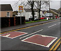 Ysgol/School warning sign, Church Street, Rhymney