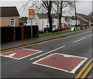 SO1108 : Ysgol/School warning sign, Church Street, Rhymney by Jaggery