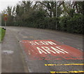 English/Welsh text on The Highway, New Inn