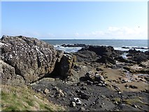 NT4999 : Rocky shoreline at Elie Ness by Oliver Dixon
