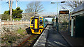 SH5821 : A train for Pwllheli departs from Talybont by John Lucas