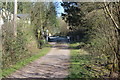 Lane east to Cefn Carnau Lane