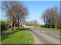 Minor road approaching the A458