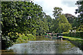 Canal approaching Barlaston in Staffordshire