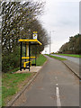 Bus Stop and Shelter on the Rainford Bypass (A570)