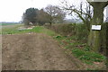 Footpath to Felmersham road