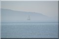 SZ2990 : Yacht with Needles Old Battery rising above the mist by David Martin