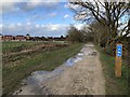 Former railway passing Stratford-upon-Avon Racecourse