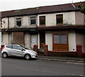 Boarded-over house window, Broadway, Treforest