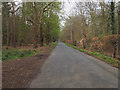 Looking down road to Mundford