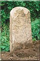 Old Milestone by the B4040, west of Leigh Cross Roads