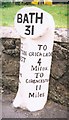 Old Milestone by High Street, Purton