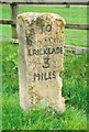 Old Milestone by Minety Road, west of Cricklade