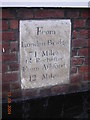 Old Milestone by High Street, Hythe