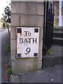 Old Milestone by the B3353, Pickwick Road, Corsham