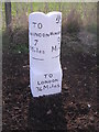 Old Milestone by the B4192, Swindon Road, Aldbourne