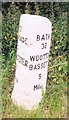 Old Milestone by Cricklade Road, near Pound Farm, Purton parish