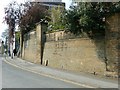 SK5639 : Retaining wall to St Mary's Vicarage and St Peter's Rectory, Lenton Road by Alan Murray-Rust
