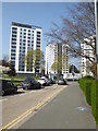 New Road and the flats at St John