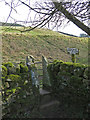 NY8738 : Stile below Middle Blackdene by Mike Quinn