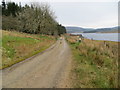 NR7030 : Track beside Loch Lussa near to Corrylach by Peter Wood