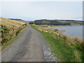NR7029 : Track beside Loch Lussa heading towards Corrylach by Peter Wood