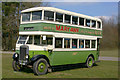 Vintage Jersey bus at Kent County Showground, Detling