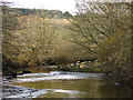 NY8738 : The River Wear above Bridge End Ford by Mike Quinn