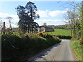 Farm house and outbuildings south of the junction on the Carrickrovaddy Road