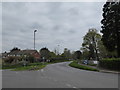 Looking from Woodstock Lane North into Church Road