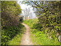 Public footpath off Church Street West, Pinxton