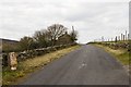 Milepost on the old A59 at Pace Gate