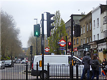 TQ3482 : Street scene, Cambridge Heath Road, E2 by Robin Webster