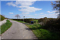 Claybank at Wrancarr House Farm entrance