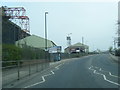 A6178 Sheffield Road at the Rotherham boundary by Magna Centre