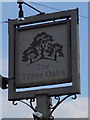 Sign for the Three Oaks, Chalfont St Peter