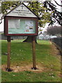 Tabernacle Congregational Chapel information board, Rhiwderin