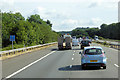 Northbound M5 near to Bradninch