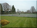 SO5968 : Tennis Courts at Tenbury Wells by Fabian Musto