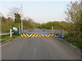 Entrance road to RSPB Rainham Marshes Nature Reserve