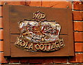 Kola Cottage nameplate, Hambridge Road, Newbury