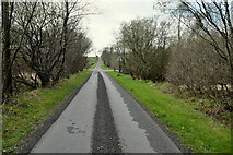 H5071 : Tarmac patterns along Edenderry Road by Kenneth  Allen